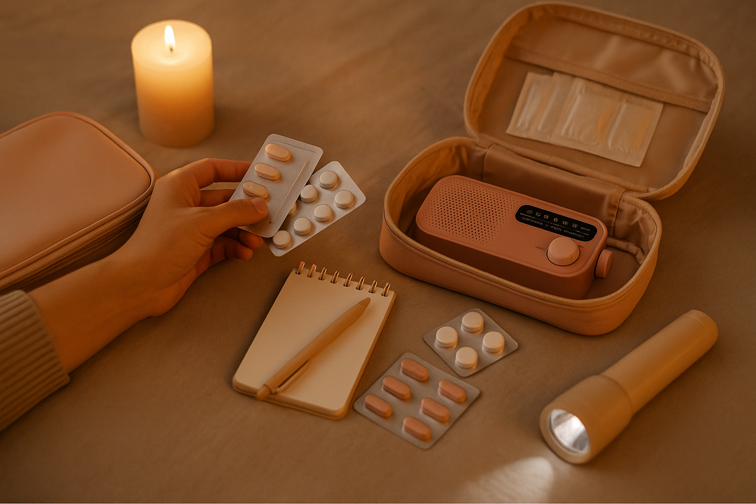 PrepáraTe con estilo: mi kiT básico para un apagón (y oTras sorpresas de esTe siglo loco)